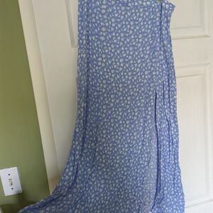 Floral Blue Skirt